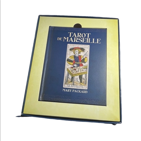 Tarot De Marseille Large Tarot cards box Set out of print Mary Packard - Picture 3 of 6